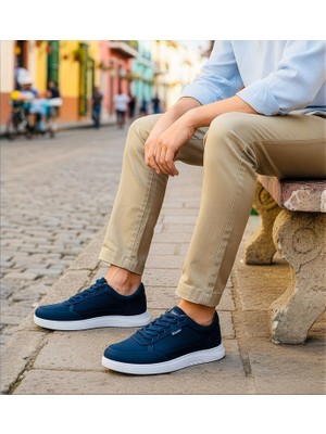 KAFKASLAR AYAKKABI Düz Taban Ortopedik Erkek Dakırs Keten Sneaker Günlük Ayakkabı