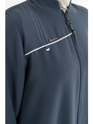 Kadeem Giyim Yağmur Buhara Ferace Gri - 422630