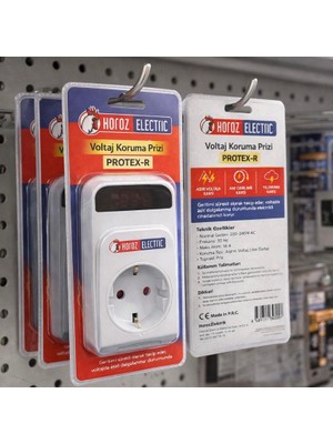 Akım Korumalı Dijital Priz Protex-R