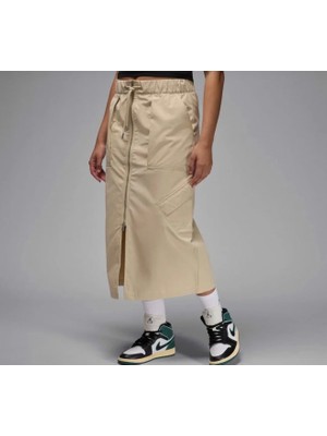 Nike Jordan Chicago Women's Skirt Midi Boy Bej Kadın Etek HF9462-206