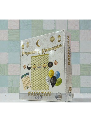 Ramazan Temalı Süsleme Seti, Kutulu Hoşgeldin Kutlaması, Dekorasyon Seti