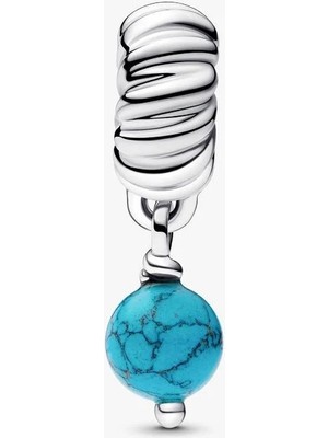 Pandora Turkuaz Renkli Sallantılı Charm 793901C01