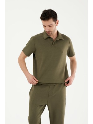 Louren W867 Polo Yaka Modal Kumaş T-Shirt