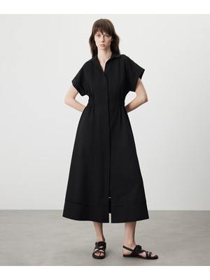 Miss İpekyol Elastik bel gömlek elbise IS1260002177001