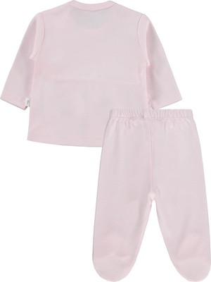 Civil Baby Fırfır Tüllü 1-9 Ay Pijama Takımı - Pembe 3-6 Ay