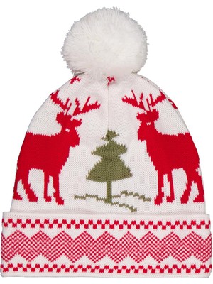 Civil Girls 6-9 Yaş Atkı Bere Eldiven Set - Ekru Standart