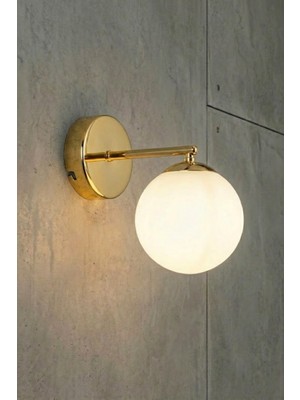 Ronisu Aydınlatma Lumexo Tekli Aplik - Yatak Odası, Banyo Uyumlu Duvar Aplik