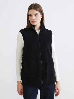 Lc Waikiki Yeni Sezon Dik Yaka Kadın Pelüş Yelek