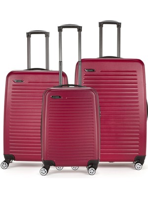 Fossil Abs Unisex Kabin Orta Büyük Boy 3'lü Valiz Seti FSL126