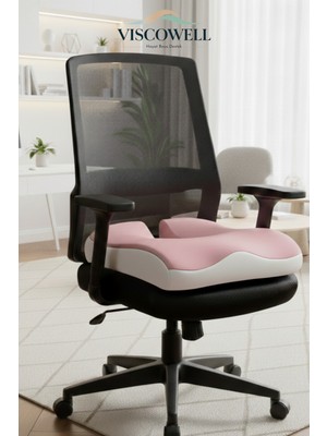 Viscowell Visco Coccyx Oturma Minderi Ortopedik Koksiks Kuyruk Sokumu Visco Minderi Ev Araba Ofis Için
