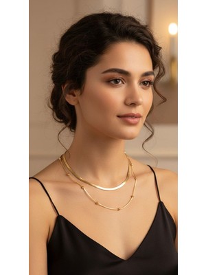 Solène Italyan-Dorika Ikili Kolye