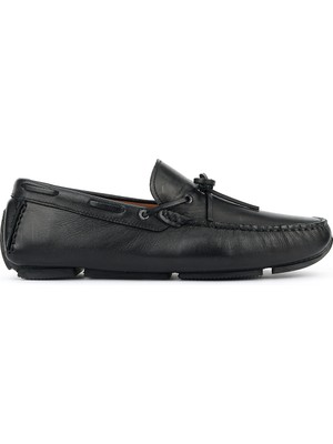 Ziya, Erkek Hakiki Deri Günlük Ayakkabı 1611065ZE0791 Siyah