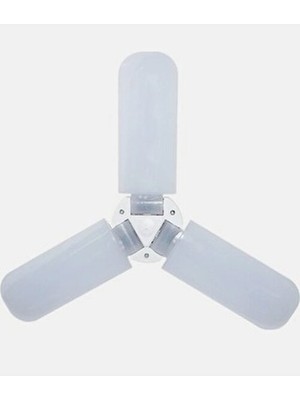 Ulbay Ledbay 3 Kanatlı LED Ampul Beyaz Işık E27