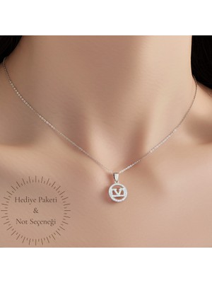 Muun Store Zirkon Taşlı Çelik Kolye – Sevgililer Günü Hediyesi, Şık ve Zarif Tasarım