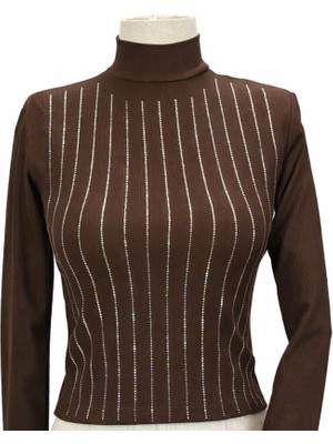 JOOQSTORE Taşlı Balıkçı Yaka Body