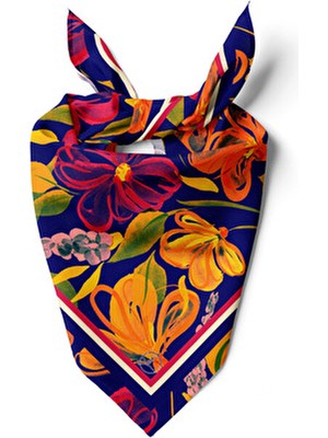 Coral Flower Desen 55X55CM Bandana/fular