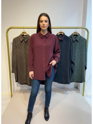 Invee Terra Kadın Gömlek 7178 Bordo