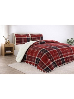 Merinos Çift Kişilik Comforter Yorgan Seti  Peluş Dokulu 3 Parça