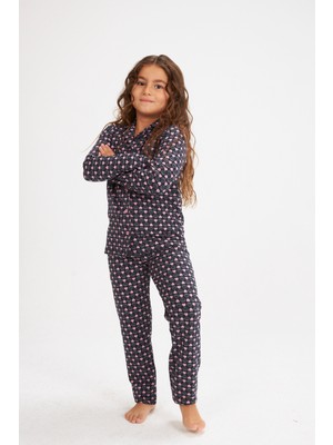 Lilian L40324 Catty Kız Çocuk Pijama Takımı