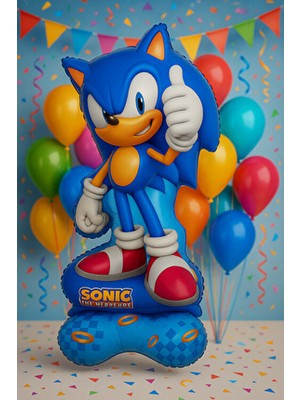Eng Parti Dünyası Sonic Kirpi Folyo Balon 150 cm