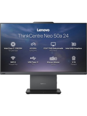 Lenovo Thinkcentre Neo 50A G5 Intel Core I7-13620H 32GB 512GB SSD 23.8" Fhd Dokunmatik W11P All In One 12SCA0CNTR 009