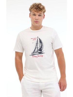 Kinetix ml Etcor 11MRN200 5fx Beyaz Erkek Kısa Kol T-Shirt