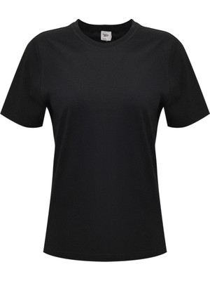 Reebok Lunny Reg Tee Siyah Kadın Kısa Kol T-Shirt