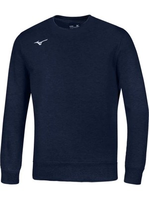 Mizuno Terry Crew Erkek Sweatshirt Lacivert