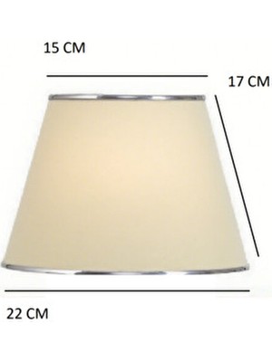 571 Store Abajur Şapkası - Yedek Şapka - Abajur Başlığı -Kumaş Başlık