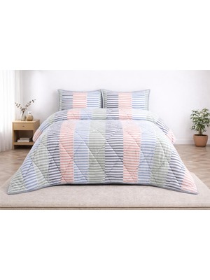 Merinos Çift Kişilik Comforter Yorgan Seti  Peluş Dokulu 3 Parça