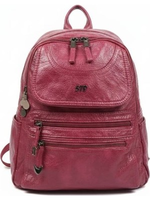 571 Collections  Ithal Yıkama Deri Küçük Boy Sırt Çantası