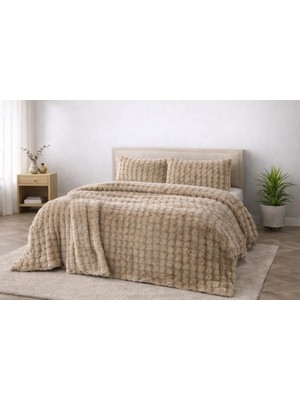 Merinos Diamond Kürk Comforter Set Battal Boy (220X240)