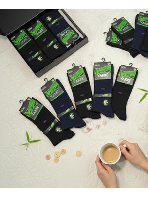 Vakre Plus Bambu Dikişsiz Kokulu Premium Çorap 12’li Set – Ferah, Yumuşak ve Üstün Konfor