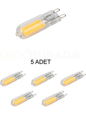 Cata CT-4222 Kapsül Ampül 7W Beyaz Işık G9 Duy - 5’li Paket