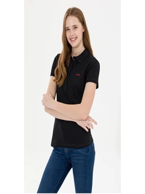 U.s. Polo Assn. Kadın Basic Tişört 50266348-VR086