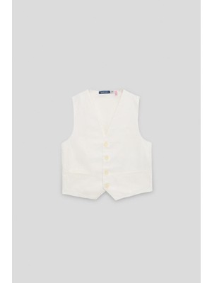 NBT Jeans Bg Store Erkek Çocuk Ekru Yelek