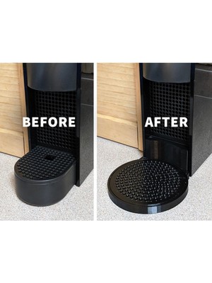 Öztürk Makine Nespresso Essenza Mini Uyumlu Geniş Büyük Kupa Fincan Altlık Damlalık Tepsi Aparat Stand Kapsül