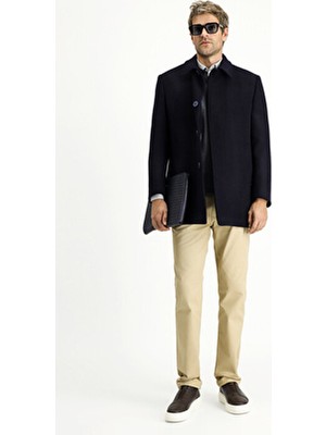 Kiğılı Yünlü Klasik Kaban