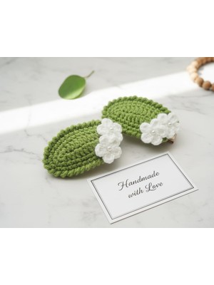 Veyla Style El Yapımı Çiçek Model Çıtçıt Saç Tokası 2'li