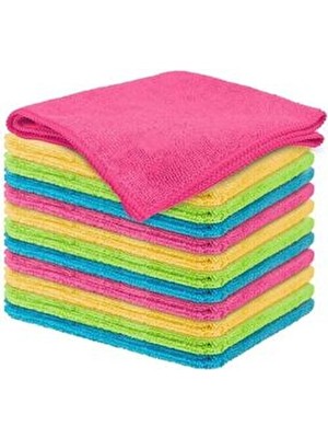  100% mikrofiber as doku mikrofiber bez 12’li 30 x 30 setli ürün 10 + pamuk mavi nakışlı / ışlemeli