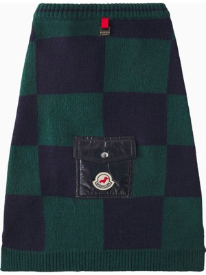 Moncler Poldo Ekose Lüks Köpek Kazağı