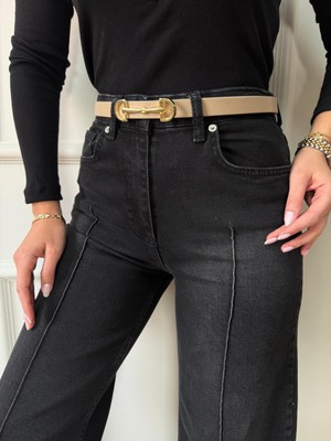 Size Özgü Ince Tokalı Vizon Kemer