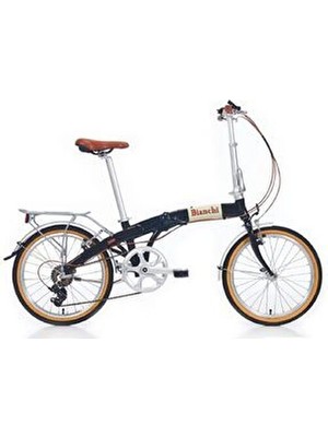 Bianchi New Vintage 20 Jant Katlanır Bisiklet (Siyah Glossy)
