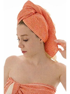 Emillie Ikili Diamond Peştamal Set Yavruağzı