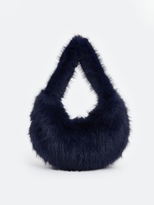 Lc Waikiki Yeni Sezon Kürklü Kadın Baget Çanta