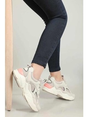 Lumberjack Kadın Sneakers Kadın Günlük Spor Ayakkabı 101329931-1KUM Yürüyüş Ayakkabısı