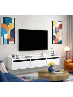 Alina Dizayn Morten  Tv  Ünitesi  Beyaz