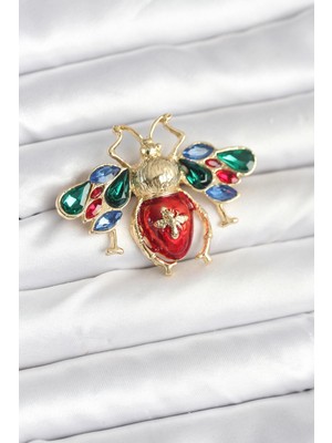 Hkursat Süslü Arı Model Broş