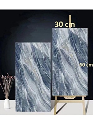  30x60 kendinden yapışkanlı mermer fayans görünümlü mutfak banyo wc yer duvar pvc folyo panel kaplama