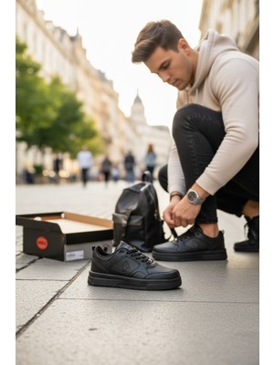 Enoch Dunk Low Kalın Düz Tabanlı Erkek Casual Sneaker